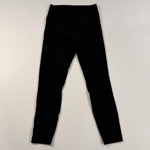 Lululemon Leggings Womens Aprox 4 Black High‎ Rise Ankle Yoga Athletic
